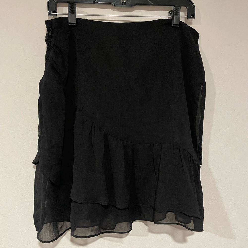 Black Express mini skirt